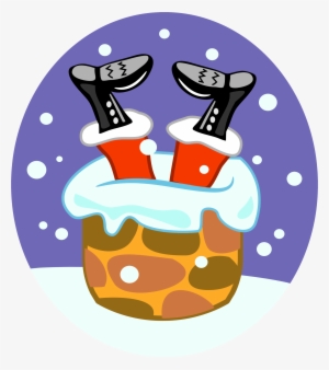This Free Icons Png Design Of Santa Claus Stuck In