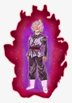 Super Saiyan Rose Black Goku By 345boneshoss - Purple Aura Dragon Ball Png