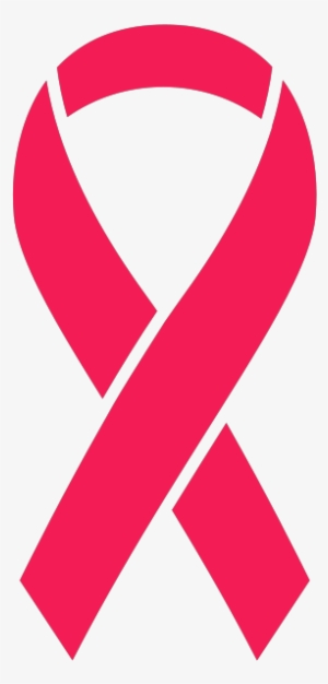 Pink Ribbon Sticker Icon - Post Traumatic Stress Disorder Symbol