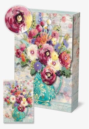 Fresh - Punch Studio Fresh Flowers Magnetic Closure Journal
