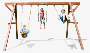 free-standing swingset - backyard playworld