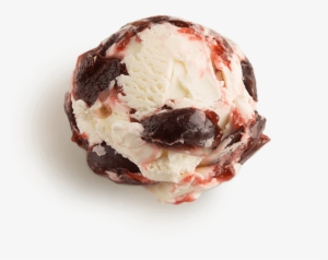 Cherry Vanilla Ice Cream Scooped - Vanilla Ice Cream