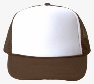 Blank Trucker Hat Brown - Brown Trucker Hat Blank