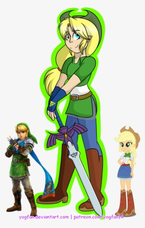 Apple, Applejack, Artist - Legend Of Zelda Link Hyrule-warriors Cosplay Costume