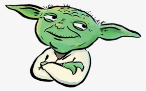 And You Thought Jeffrey Brown's Drawing Of Yoda From - Yoda Star Wars Jedi Academy