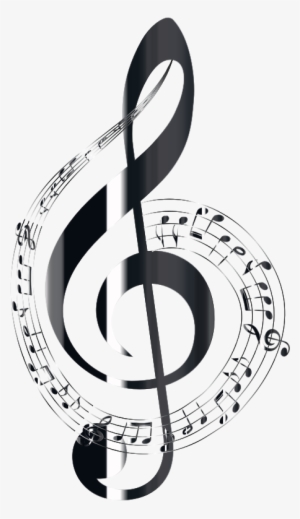 Picture Black And White Stock Polished Onyx Musical - Transparent Background Music Notes