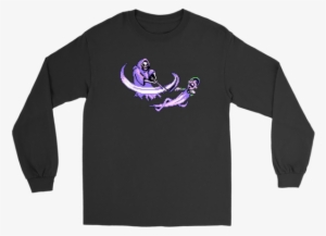 grim reaper luigi scythe death long sleeve t-shirt - fight to win cancer