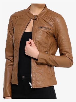 Women Leather Jacket Png Download Image - Ladies Leather Jacket
