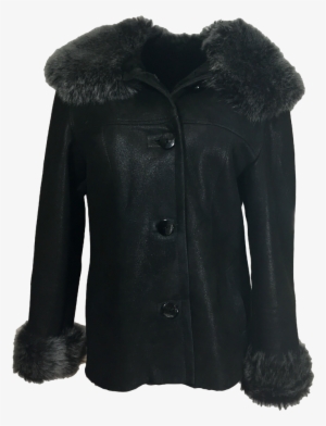 Fur Lined Leather Jacket Transparent Png - Lining