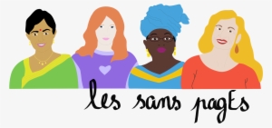 Bannière Femmes Sans Pages - Cartoon