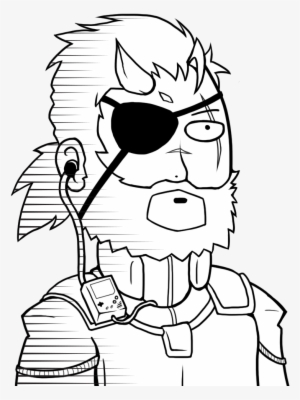 Template For Anyone Who Wants To Place His Silly Face - The Phantom Pain