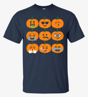 Pumpkin Emoji T-shirt Halloween Thanksgiving