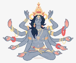 “ Kali, Hindu Goddess Of Time, Change, And Destruction - Illustration