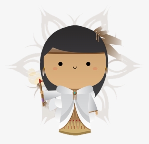 Wohpe Lakota Goddess Of Peace By Who Runs The World - Cartoon