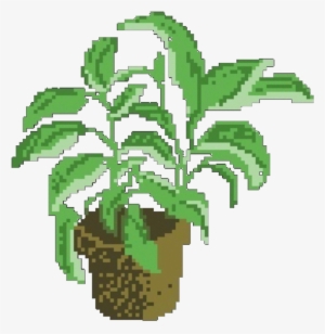Transparent Plants Aesthetic - Pixel Plant Png