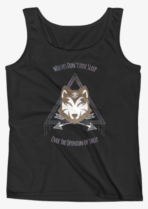 "wolves Don't Lose Sleep" Ladies' Tank Aware Wolf - T-shirt