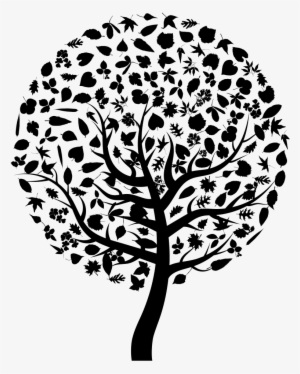 Simple Tree Silhouette Png Download - Transparent Tree Silhouette Png