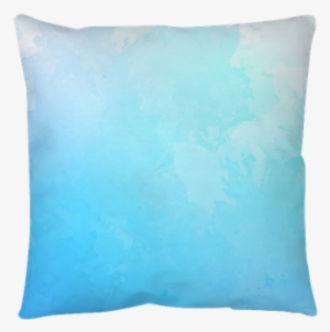 Vector Abstract Blue Watercolor Background Pillow Cover - Cushion