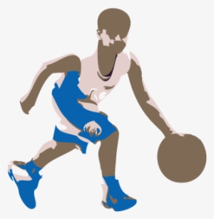 Basketball Player Png Boy Basketball Silhouette The - Basketball Silhouette Colored Png
