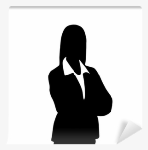 Businesswoman Portrait Silhouette, Female Icon Avatar - Business Woman Icon Png