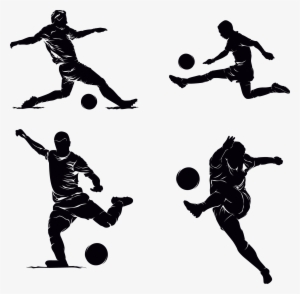Football Silhouette - Football Player Logo