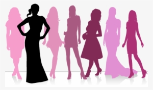 Join The Model Fellowship Team - Woman Silhouette Png Pink