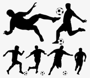 Soccer, Football, Sports, Ball, Stadium - Football Players Clipart Black And White