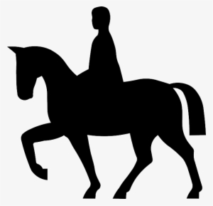 And Silhouette At Getdrawings Com Free For - Horse Riding Icon Vector
