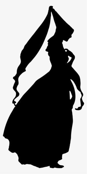 Fashion Silhouette Png - 15th Century Silhouette