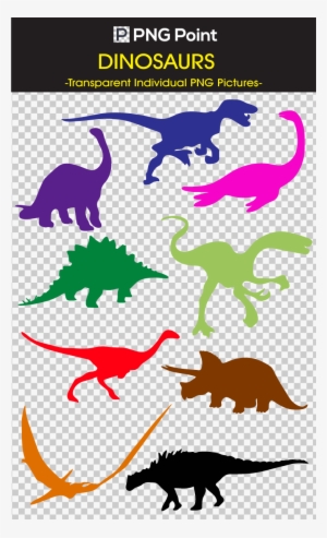 Dinosaurs Vector Background - Stegosaurus Dinosaur Vinyl Wall Sticker