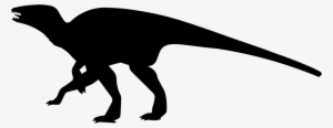 Dinosaur Edmontosaurus Shape Comments - Edmontosaurus Silhouette