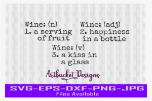 Wine Definition Set Of 3 By Artbucket Designs - Reading Faithfully, Volume 2: Writings From The Archives: