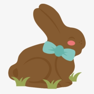Png Royalty Free Library Chocolate Bunny Svg Cutting - Easter Chocolate Bunny Clipart