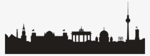 Cityscape Silhouette Png For Kids - Skyline Berlin Png