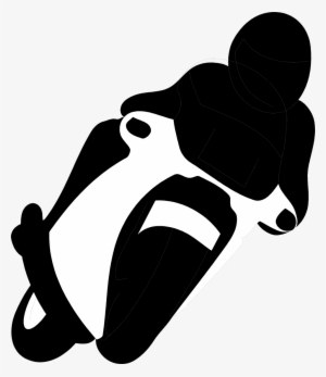 Silhouette Of A Motorcycle Clipart - Silhouette Of A Motorcycle