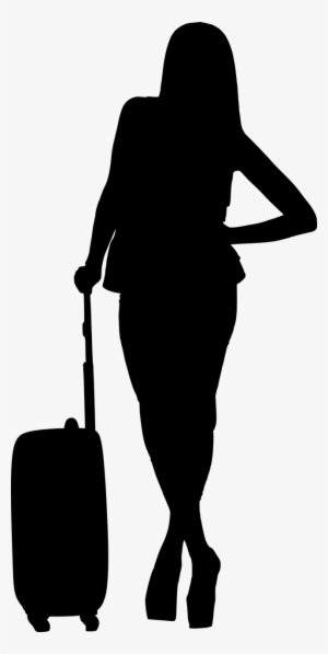 Travel, Silhouette, Travel, Woman, Isolated - Travel Silhouette