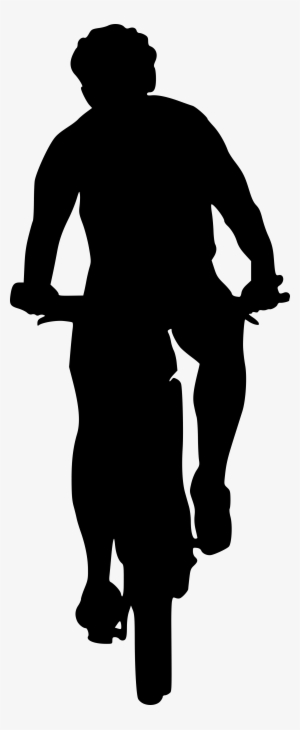 6 Bicycle Ride Silhouette Front - Silhouette Of Person Walking Away