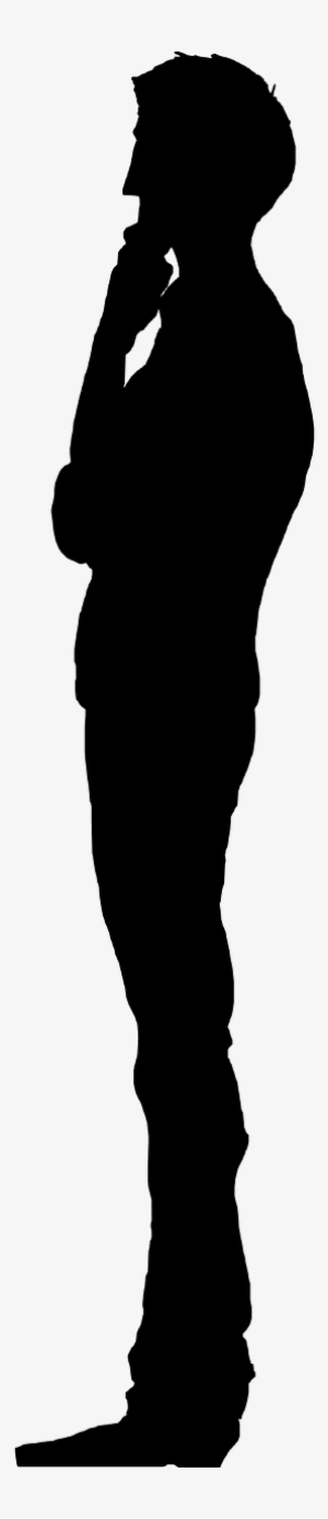Man Standing Silhouette Png - Human Standing Vector Png