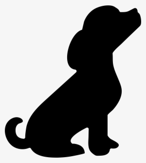 Ftestickers Dog Puppy Silhouette - Puppy Silhouette