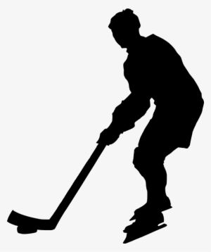Silhouette, Ice Hockey, Boy, Game, Hokey, Kid, Male - Silhouette Eishockey