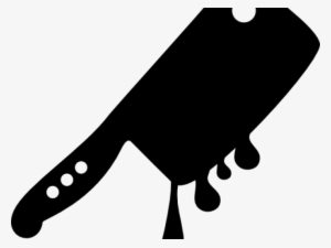 Butchers Knife Black And White Png
