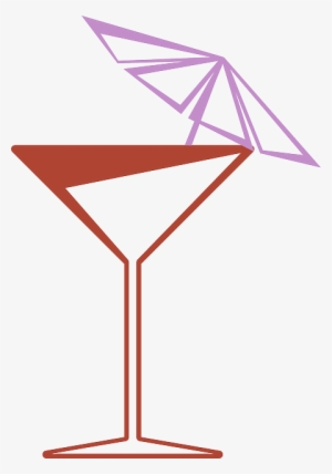 Cocktail, Fiesta, Glass, Martini, Party, Umbrella - Cocktail Glass Clipart Png