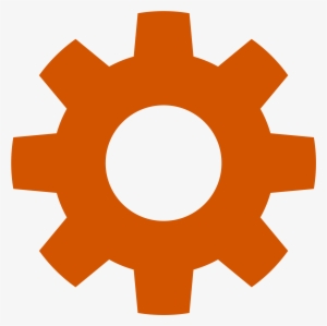 Gear Clipart Logo Png - Gear Icon Orange Png