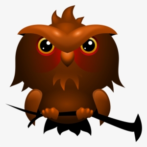 Flying Owl Clipart - Custom Cartoon Owl Mugs