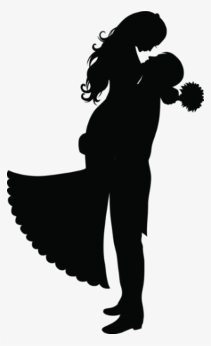 Silhouette Pictures, Silhouette Clip Art, Wedding Silhouette, - Bride And Groom Png