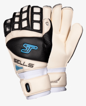 White/aqua/black - Sells Silhouette Aqua Goalkeeper Gloves