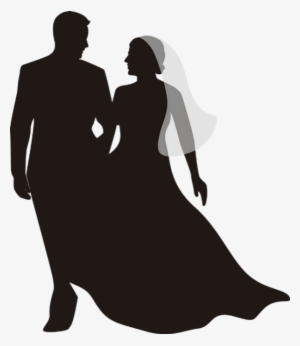 Mariage, Silhouette Png, Mariés, Couple - Png Silhouettes Of Wedding Ring