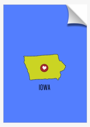 Iowa State Heart - Flag