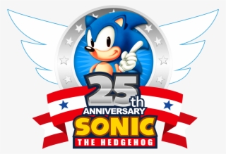 Sonic The Hedgehog Logo Png - Sonic The Hedgehog 25th Logo