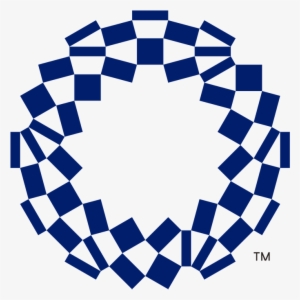 O Like Shape Checkered Olympics Logo - Tokyo 2020 Logo Png